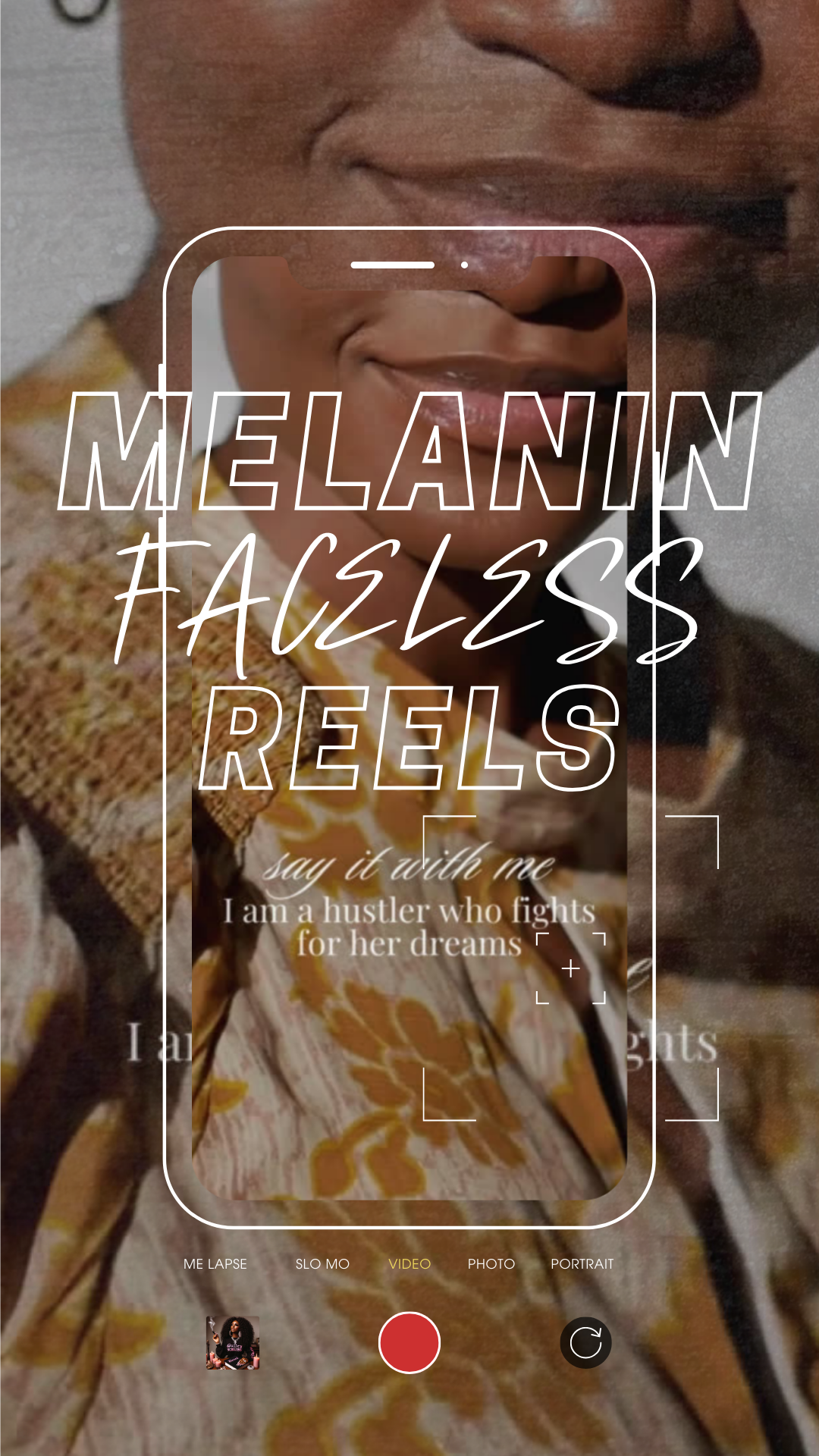 450 Melanin Faceless Reels Bundle (Digital)