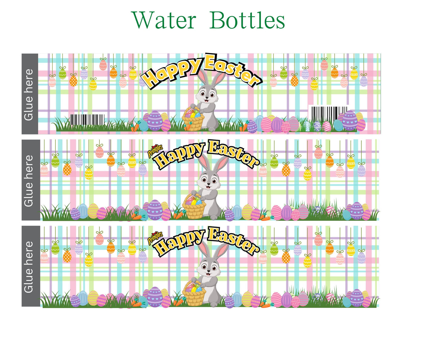 Digitial Editable Easter Party Pack Templates. Includes Mockup.